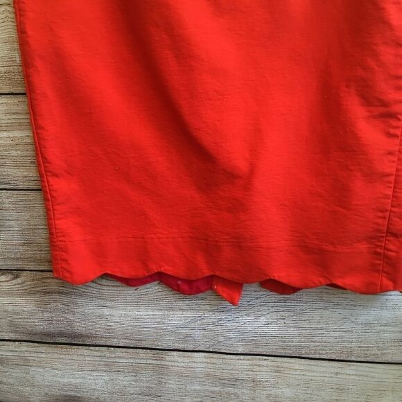 J CREW FACTORY PENCIL SKIRT WITH SCALLOPED HEM‎ - Picture 3 of 5